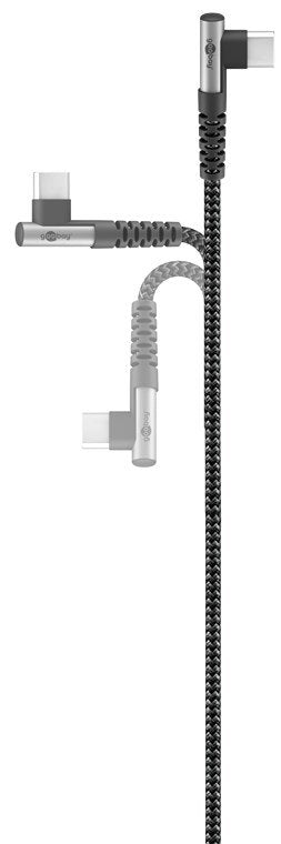 EAN 4040849646560 - Goobay 64656 cable USB USB 2.0 1 m USB C USB A Negro, Gris imagen 4