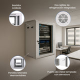 Extralink Armario Rackmount 18u 600x600 Gris Montaje En La Pared