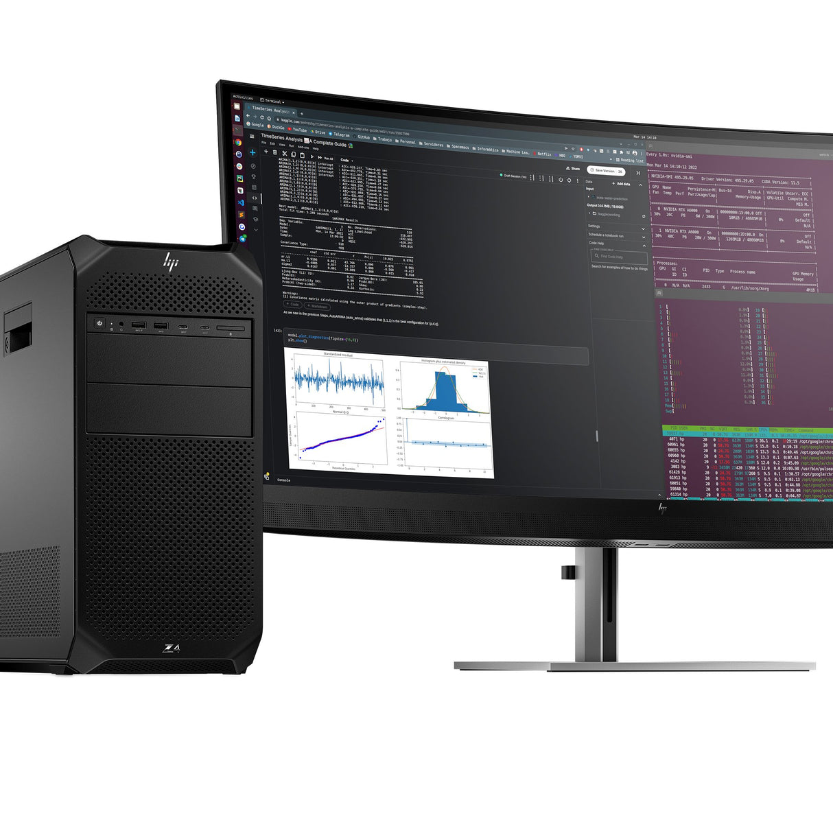 EAN 0197961431810 - HP Z4 G5 Intel Xeon w3 w3-2425 32 GB DDR5-SDRAM 1 TB SSD Windows 11 Pro Torre Puesto de trabajo AI Workst imagen 3