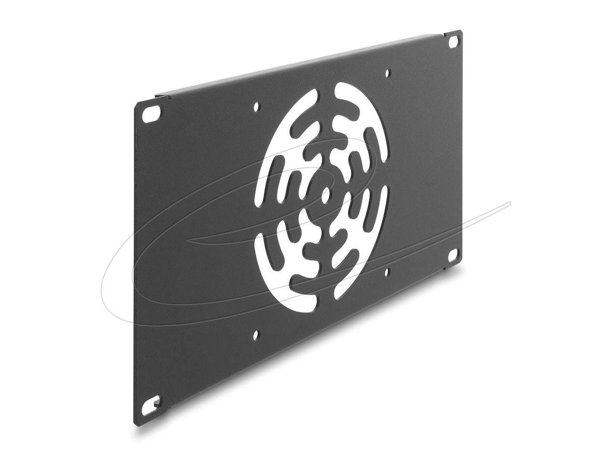 10? 3 He Rackblende Für 1 Lüfter 120 X 120 Mm Dunkelgrau