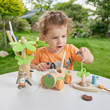 Hape Plantar Árboles Con Coche Eléctrico, E3417