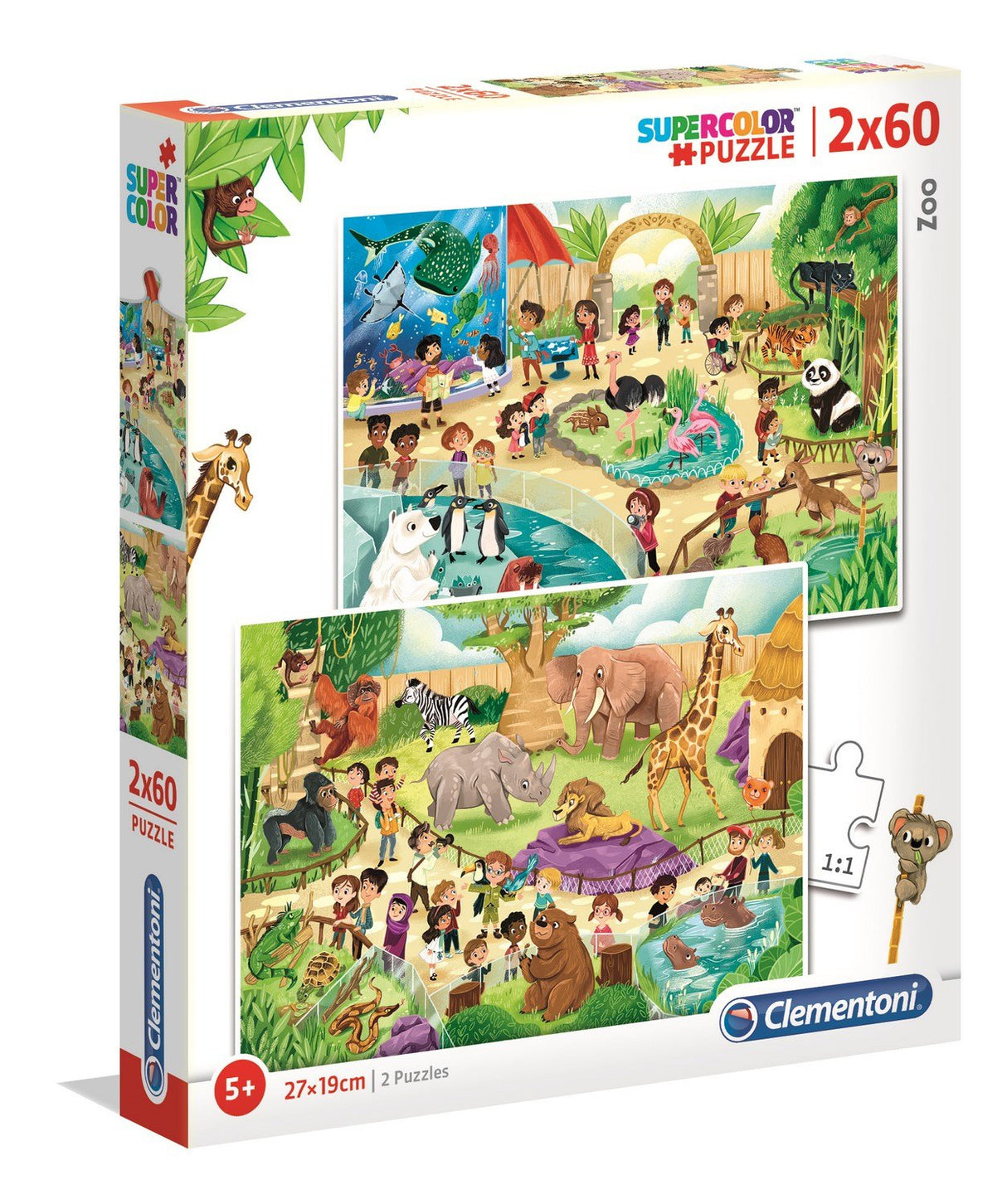Puzzle Zoo 2x60pzs