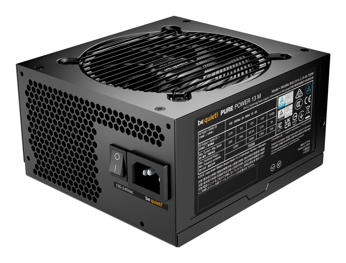 EAN 4260052192184 - be quiet! Pure Power 13 M | 750W unidad de fuente de alimentación 20+4 pin ATX ATX Negro imagen 3