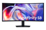 101,6 Cm (40") 5120 X 2160 Pixel Samsung Ls40h850tauxen 21:9 Wuhd Va 4 Ms 144 Hz Hdr Displayport Hdmi Usb-Hub Height Vesa Speaker