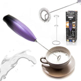 Adler Ad 4499 Espumador De Leche Con Soporte Negro Morado