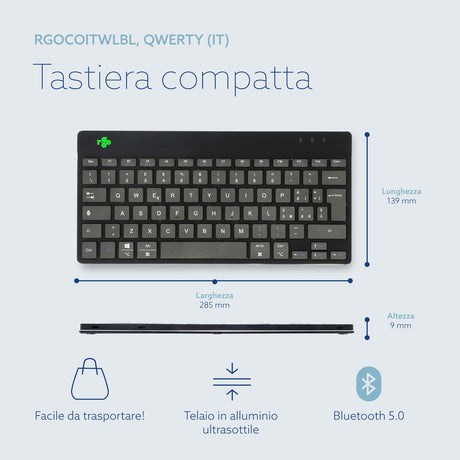 EAN 8719274491781 - R-Go Tools RGOCOITWLBL teclado Oficina Italiano imagen 13
