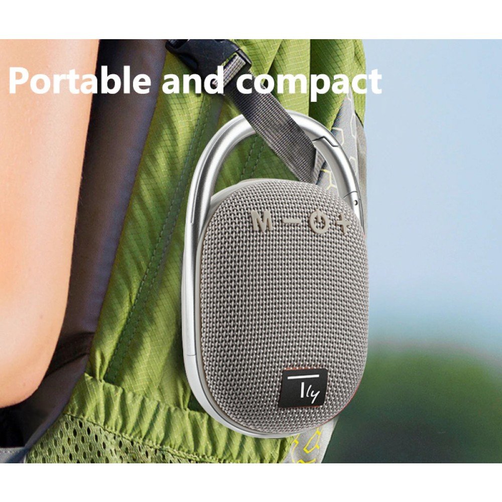 Techly Icasbl321gr Altavoz Bluetooth 5.3, 5w, Tws, Led, Usb Microsd Mp3, Gris