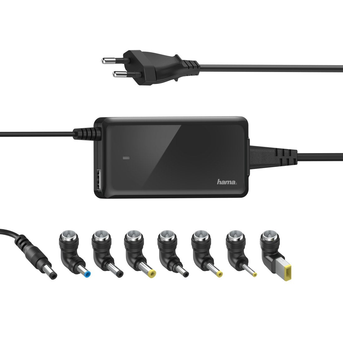Cargador Universal Hama Slim & Light Portátil Negro 19v/65w