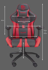 Talius Silla Vipper Gaming Black/Orange, 4d, Butterfly, Base Metal, Ruedas 60mm Nylon, Gas Clase 4, 2 Almo