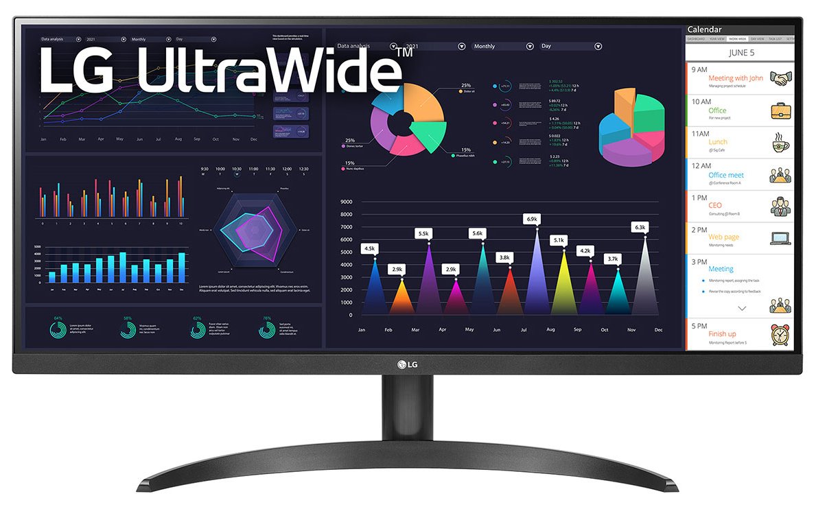 Monitor 29 "Ips Hdmi Dp 100 Hz 21:9