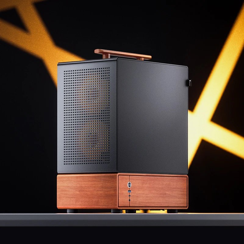 Jonsbo T7 Pc-Gehäuse, Midi-Tower, Matx, Tempered Glass - Schwarz