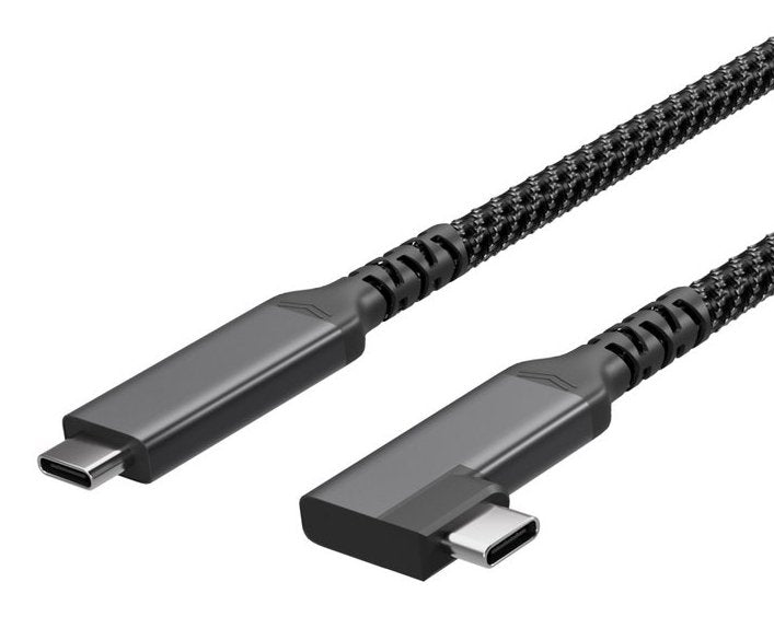 Shiverpeaks Usb-C Ladecable Usb C C 3.2 100w Pd Textil 90°2m