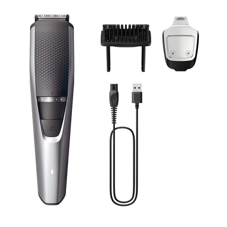 EAN 8720689025171 - Philips BEARDTRIMMER Series 3000 BT3239/15 depiladora para la barba Batería 20 1 cm Negro, Plata imagen 2