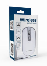 EAN 8716309121880 - Gembird MUSW-4B-06-WS ratón Oficina Ambidextro RF inalámbrico Óptico 1600 DPI imagen 4