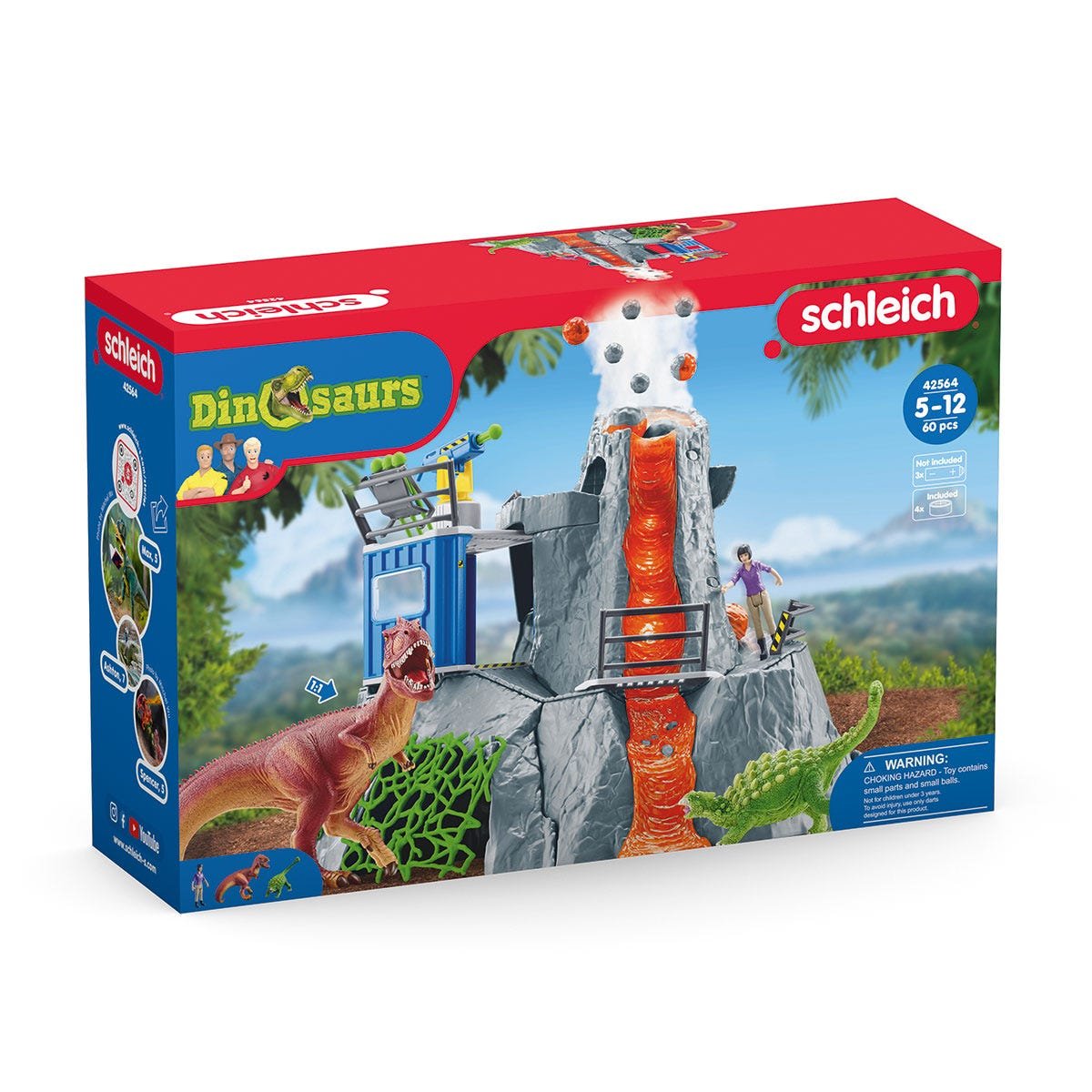 Schleich Dinosaurios Gran Volcán 42564