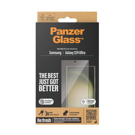 EAN 5711724073526 - PanzerGlass ® Screen Protector Samsung Galaxy S24 Ultra | Ultra-Wide Fit w. EasyAligner Protector de pant imagen 3