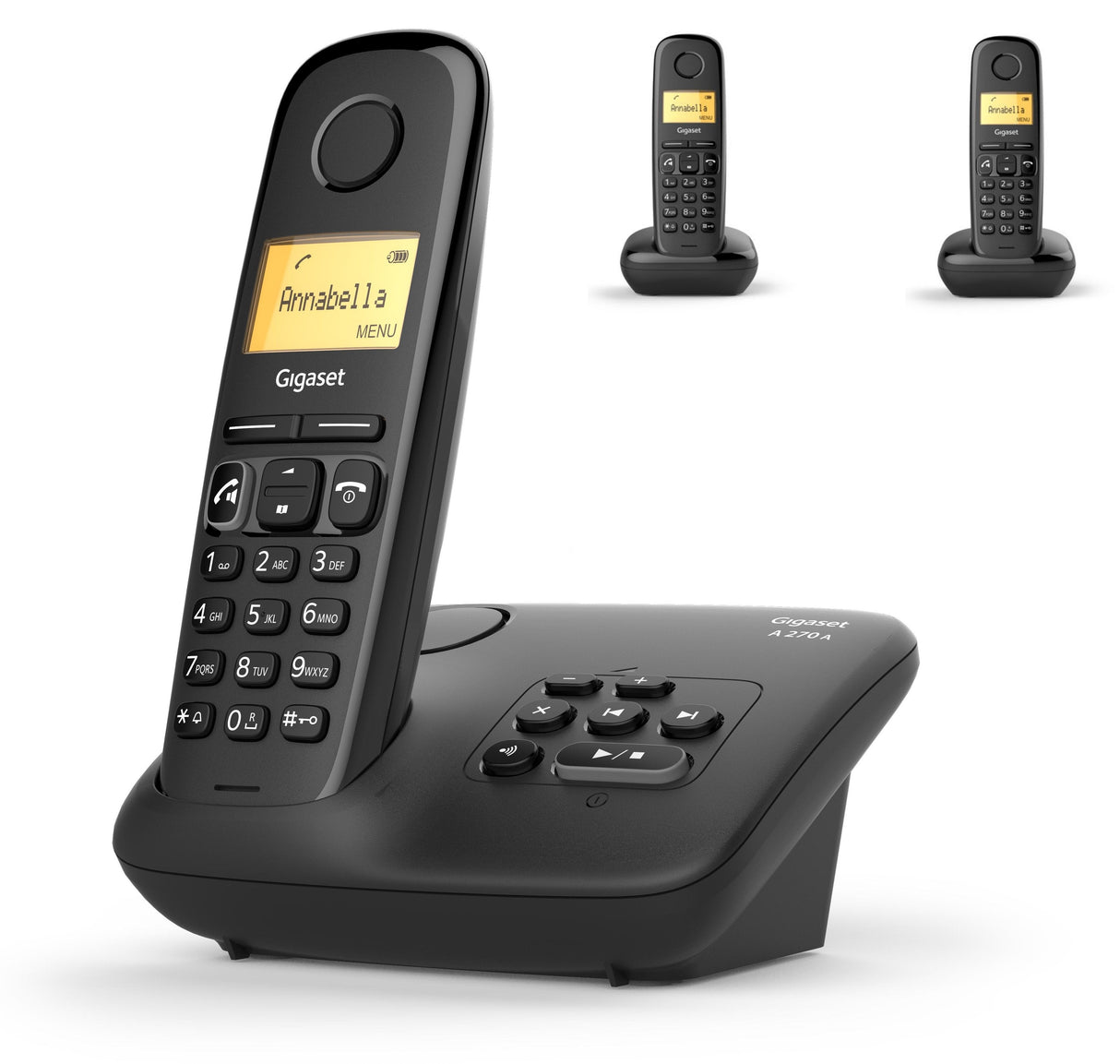 Gigaset A270 A Trio Schwarz