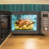 Cecotec Proclean 5120 Flatbed Mirror Gris Microondas Con Grill Encimera 20 L 700 W