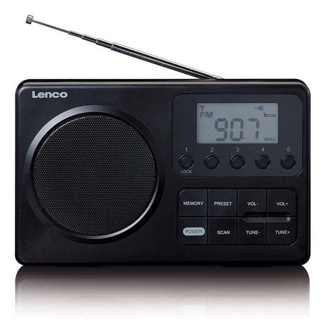 EAN 8711902079712 - Lenco MPR-035BK Portátil Analógico y digital Negro imagen 2