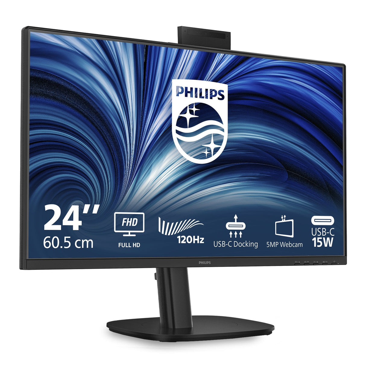 Philips Tft 24b2u3301h 60.5cm Ips 23.8'' 1920x1080 Dp Hdmi Usb-C Webcam