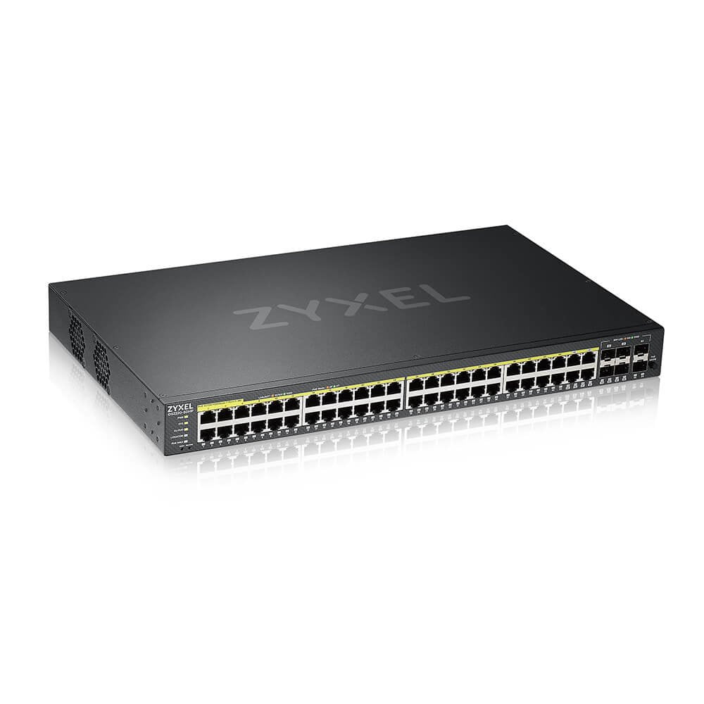Zyxel Switch Gs2220-50hp 44port+ 4xsfp/Rj45+ 2xsfp Poe+ 375w