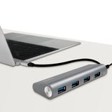 EAN 4052792048643 - LogiLink UA0309 hub de interfaz USB 3.2 Gen 1 (3.1 Gen 1) Type-C 5000 Mbit/s Gris imagen 4
