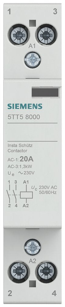 Siemens 5tt5800 - 0 - Schütz Installation 2 Na 230 Vac