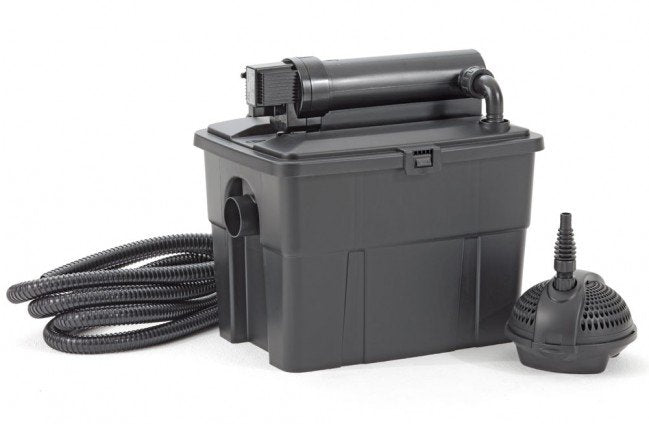 Kit De Filtración Para Estanque Pontec Multiclear Set 5000 Con Bomba Y Clarificador Uv-C