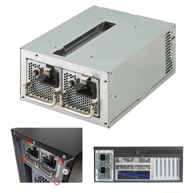 Fuente De Alimentacion Fsp Twins 500w Miniredundante Ipc Atx 80 Plus Gold