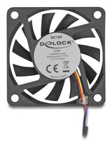 EAN 4043619672943 - DeLOCK 67294 sistema de refrigeración para ordenador Carcasa del ordenador Ventilador 6 cm Negro 1 pieza( imagen 1