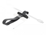 Delock Kabelbinder Mit Gummischlaufe Schwarz Presilla Caucho Negro, Atacables  Negro, Caucho, Negro