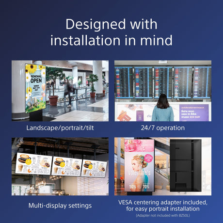 EAN 4548736150119 - Sony FW-75BZ40L pantalla de señalización Pantalla plana para señalización digital 190,5 cm (75") LCD Wifi imagen 4