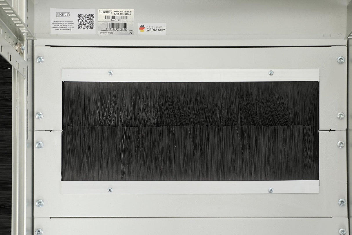 Armario De Red De 42ua Unique, 2053x800x800 Mm Bastidor Abierto, Gris