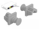 Delock 86508 Cubierta Antipolvo Para Rj45 Hembra, 10 Unidades Gris