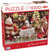 Puzzle 1000 Elementów Rodzina Pluszowych Misiów