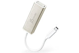 EAN 4712795080803 - j5create JCA111 Adaptador gráfico USB 1920 x 1080 Pixeles Aluminio, Blanco imagen 2