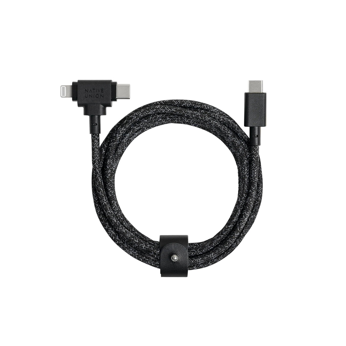 Native Union Belt Cable Duo Cable Usb 1,5 M Usb C Usb C/Lightning Negro