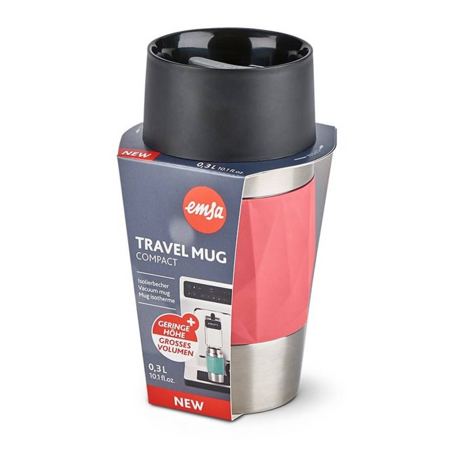 Emsa Taza De Viaje Taza Térmica Compacta 0,3 Litros N2160400