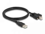 Cable Delock Usb 2.0 Typ-A Stecker Zu Typ-B Stecker Mit Schrauben 1 M