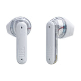 Auriculares  Jbl Tune Flex Ghost Edition Blanco  Bluetooth