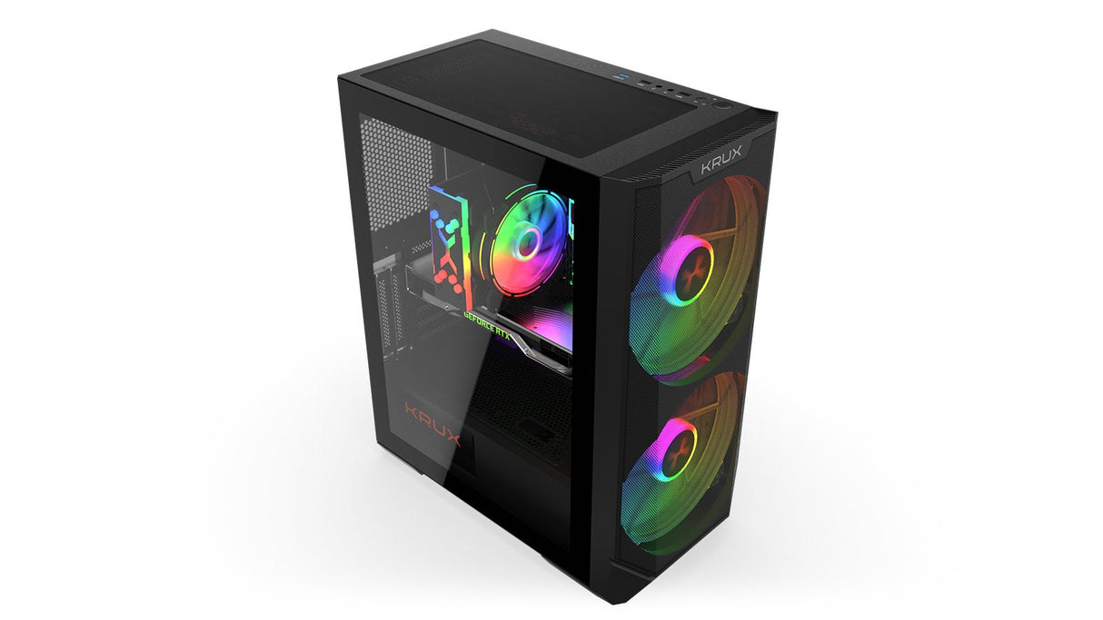 Caja Pc Gaming Krux Vortex Atx Ventana Lateral