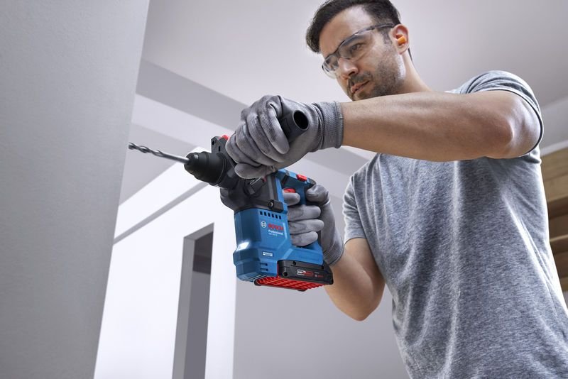 Bosch Professional Gbh 18v-18 Professional, 0611927003, Martillo Perforador Azul/Negro