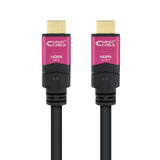 EAN 8433281009769 - Nanocable 10.15.3720 cable HDMI 20 m HDMI tipo A (Estándar) Negro, Rosa imagen 2