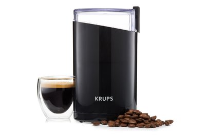 Krups F2034210 Molinillo De Café 200 W Negro Negro Brillante, 200 W, 635 G, 80 Mm, 102 Mm, 170 Mm, 98 Mm