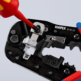 Knipex 97 51 13 Crimpadora Herramienta Para Prensar Negro, Azul, Rojo