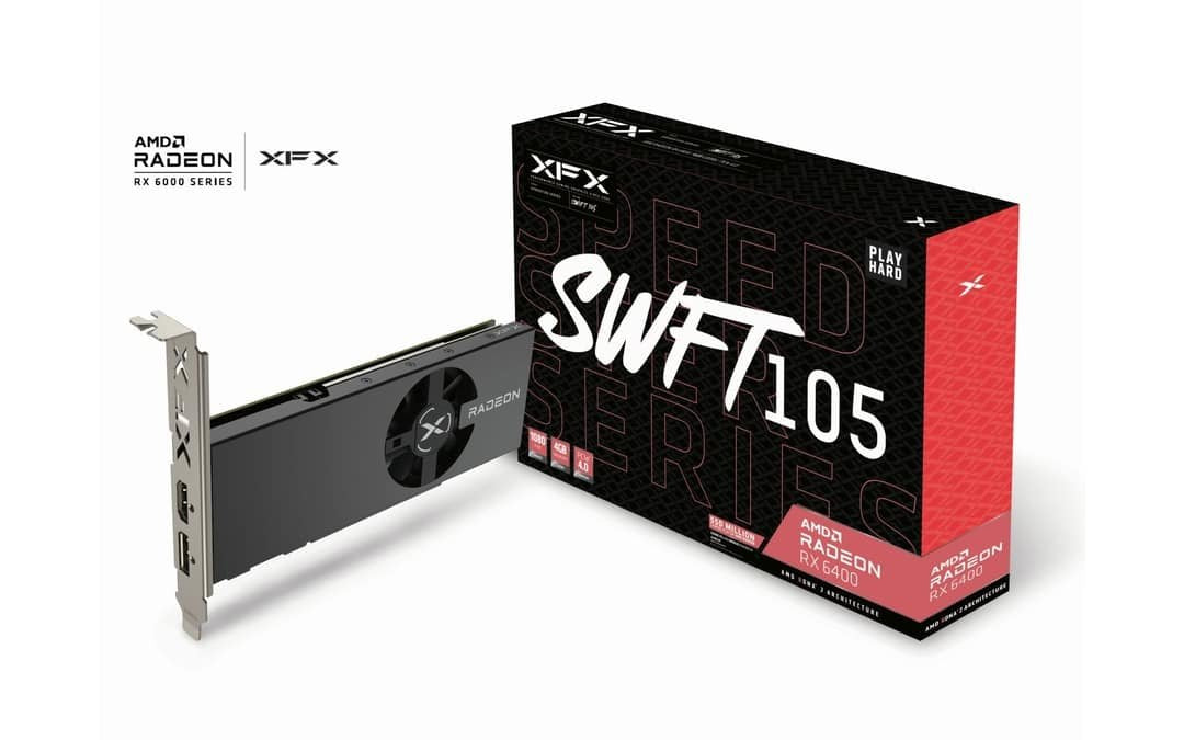 Tarjeta Gráfica Xfx Rx-64xl4sfg2  Amd Radeon Rx 6400 4 Gb Gddr6