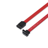 Aisens Cable Sata Iii Datos 6g Datos Acodado - 0.5m Para Disco Duro Sata I - Ii - Iii Ssd - Rojo