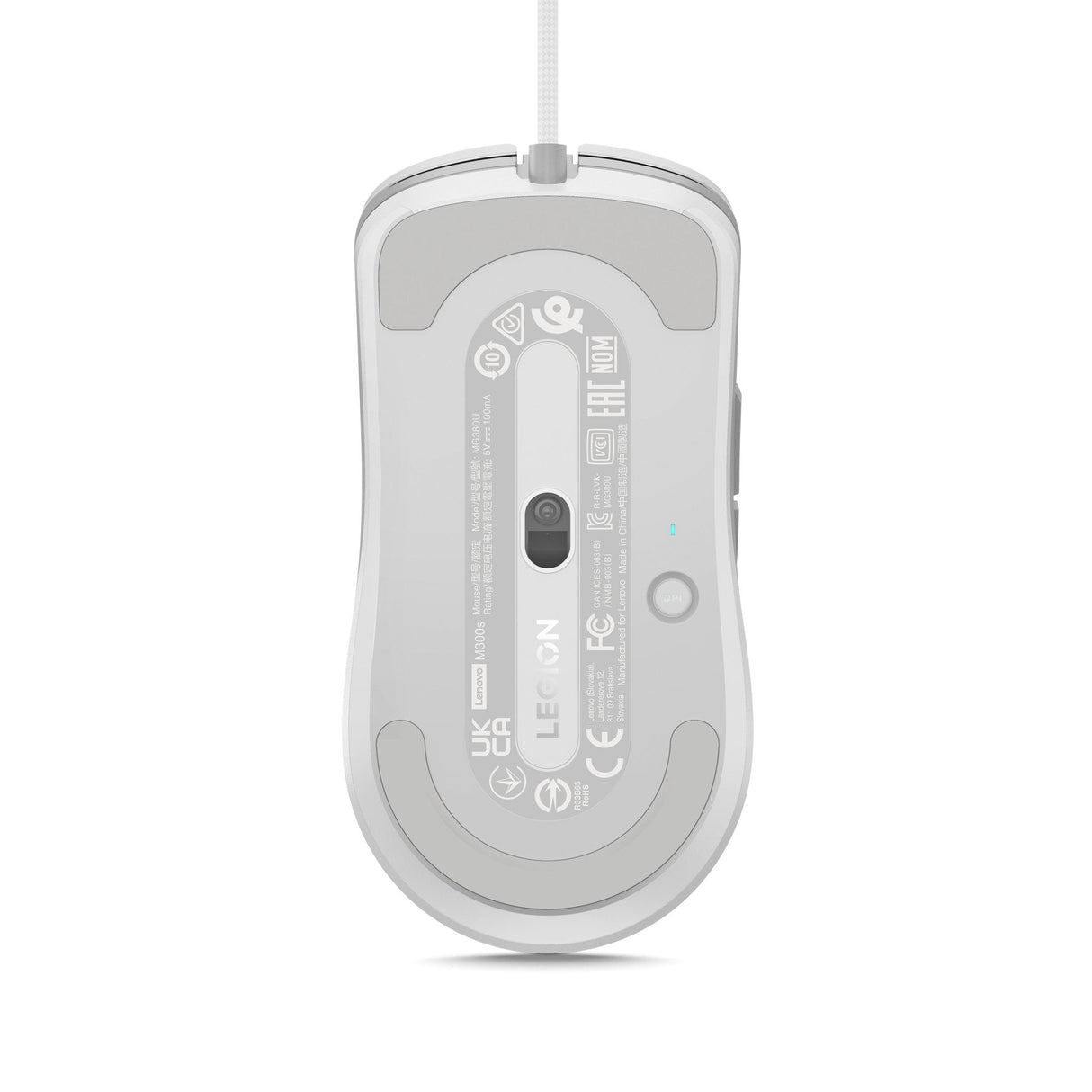 Accesorios Lenovo Ratón Para Juegos Legion M300s Rgb (Glacier White)