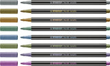 Stabilo Rotulador Pen 68 Metallic En Estuche De Plástico 8 C/Surtidos Metálicos