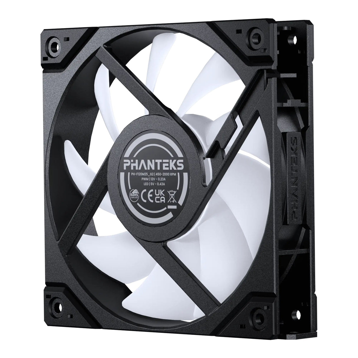 Ventilador De Caja Phanteks M25 Gen2 - 12cm (Negro)